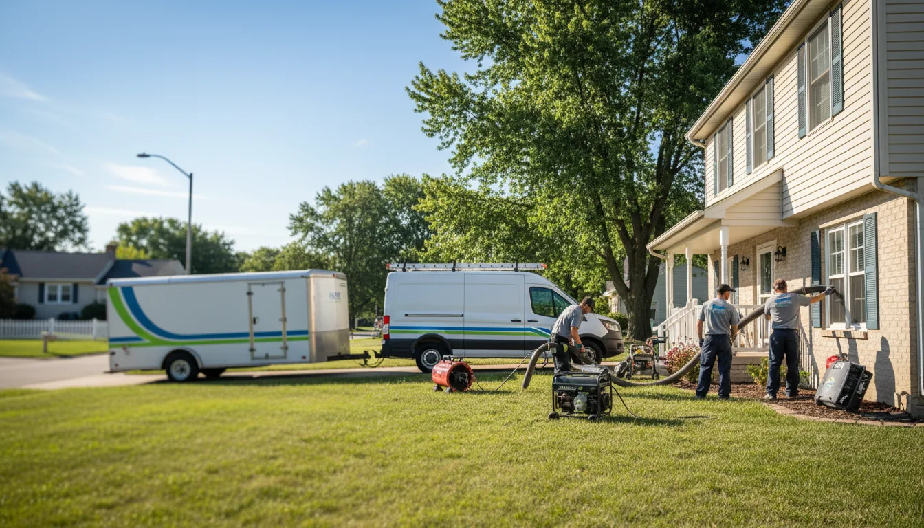 Flooded Basement Restoration And Cleanup With Repair in Dahlen, ND near me